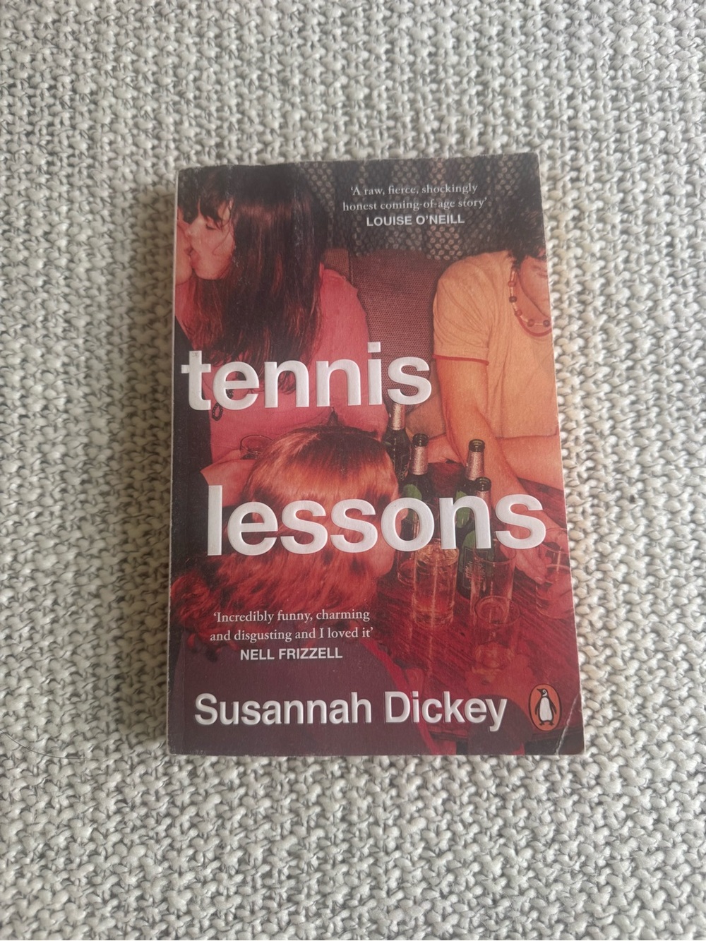 Tennis Lessons by Susannah Dickey - Red Cover Paperback